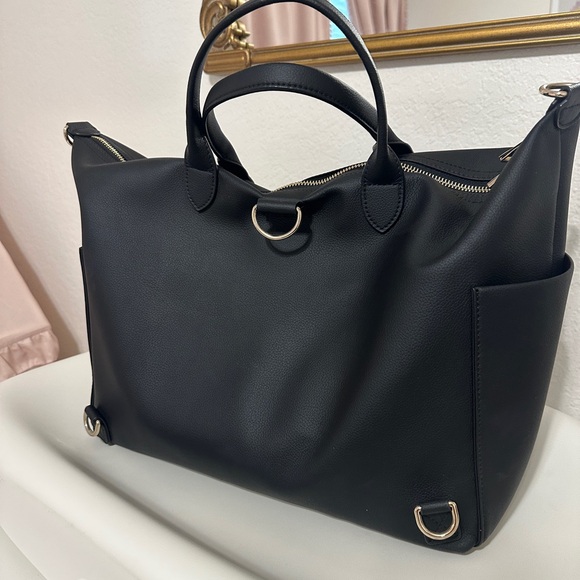 Mina baie Emmy midi black and gold leather with stroller hooks - Picture 5 of 6